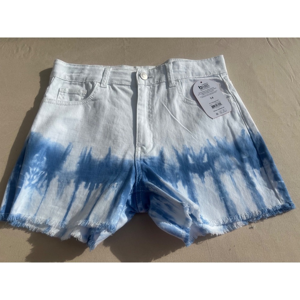 Wonder Nation Little Girls White Frayed Hem Fashion Shorts Size 14 New With Tags
